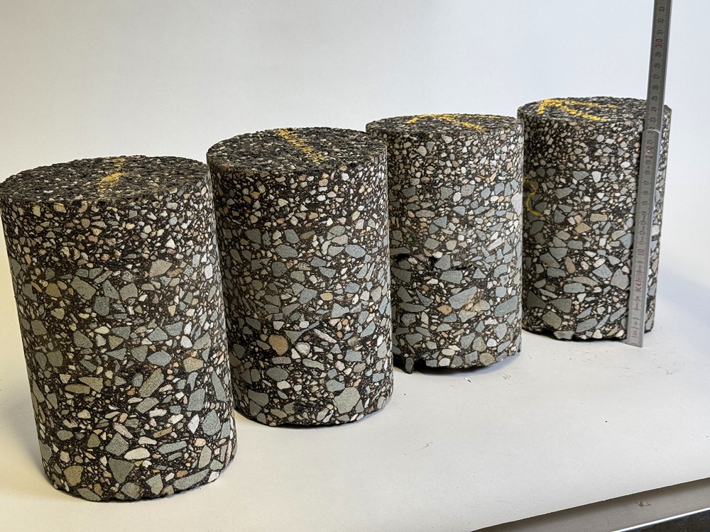 Vorbereitung von Bohrkernproben