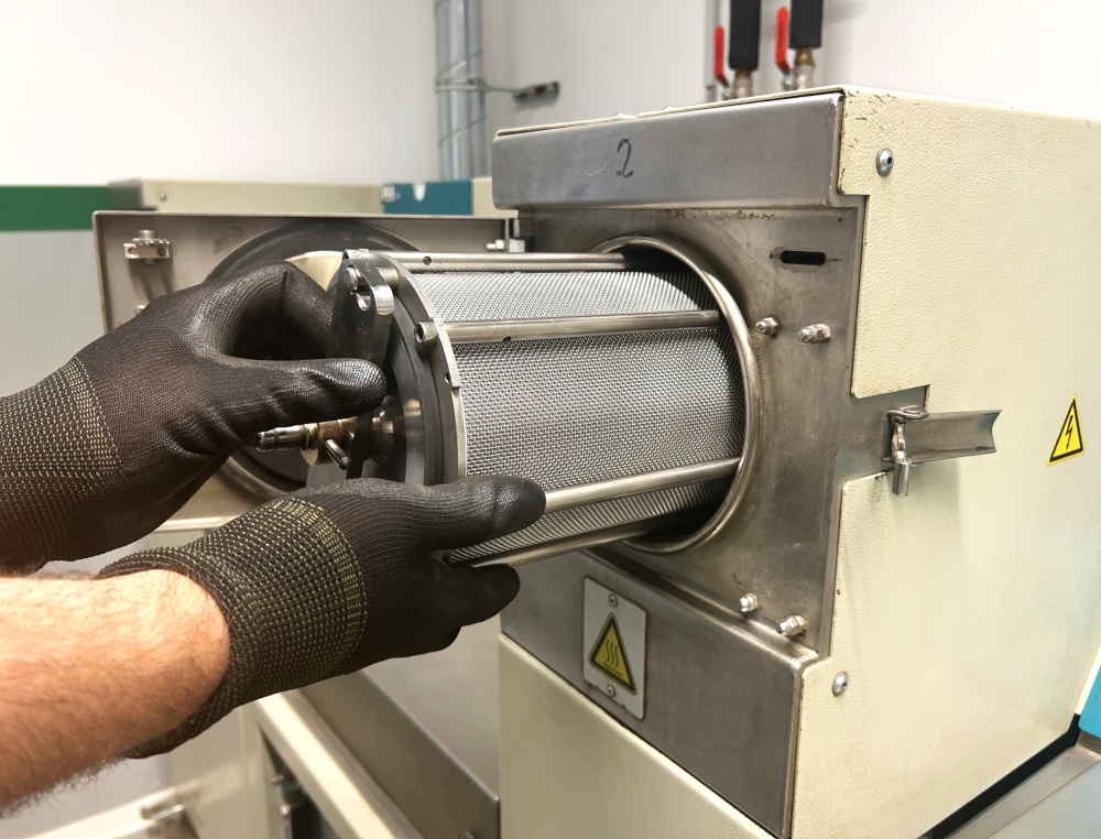 Extraktion zur Rückgewinnung des Bindemittels