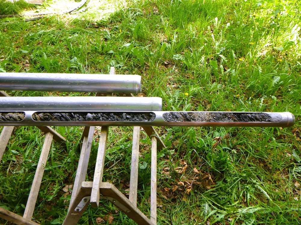 Probenahme mittels Rammkernsondierungen